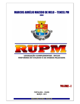 Regulamento de Uniformes da PM-2012 - Intranet-PMCE