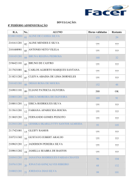 8º Período de Administração