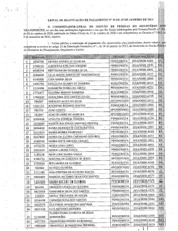 10/2014 - Minist&eacute;rio dos Transportes