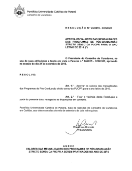 Resolu&ccedil;&atilde;o - CONCUR