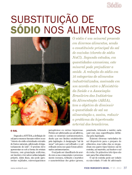 ESPECIAL: SUBSTITUIÃ‡ÃƒO DE SÃ“DIO NOS ALIMENTOS