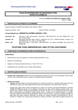 FISPQ Cloreto de S&oacute;dio _Sal Refin Crist_ - C&oacute;d 1343