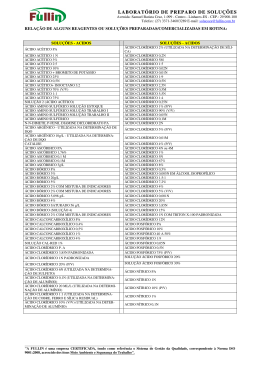 LABORAT&Oacute;RIO DE PREPARO DE SOLU&Ccedil;&Otilde;E SS