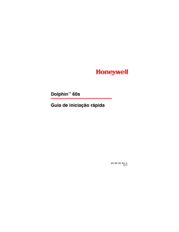 Dolphin&trade; 60s with Windows Embedded Handheld Quick Start Guide