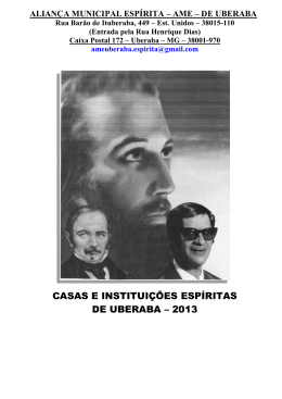 Jornal Esp&iacute;rita de Uberaba