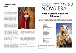 Fevereiro de 2015 - Sociedade Esp&iacute;rita Nova Era