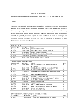 NOTA DE ESCLARECIMENTO