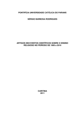 pontif&iacute;cia universidade cat&oacute;lica do paran&aacute; s&eacute;rgio barbosa rodrigues