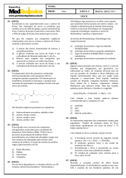 LISTA 3 PROF: Alex DATA: 24/02/2013 UECE