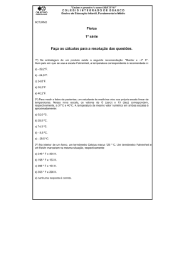 F&iacute;sica 1&ordf; s&eacute;rie Fa&ccedil;a os c&aacute;lculos para a resolu&ccedil;&atilde;o