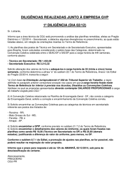 dilig&ecirc;ncias realizadas junto &agrave; empresa gvp 1&ordm; dilig&ecirc;ncia (dia 02/12)
