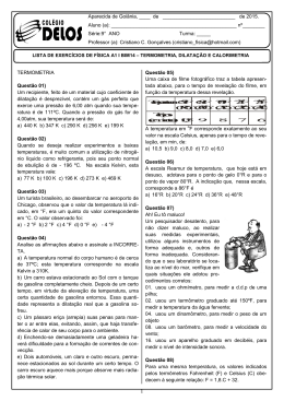 Aparecida de Goi&acirc;nia, ____ de de 2015. Aluno (a)