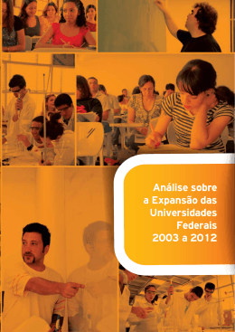 Análise sobre a Expansão das Universidades Federais 2003 a 2012