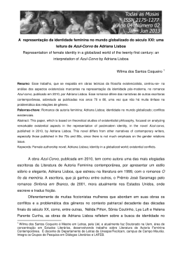 A representa&ccedil;&atilde;o da identidade feminina no