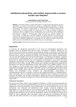 Matos, J. & Castro Silva, J. (2013). Substâncias psicoactivas