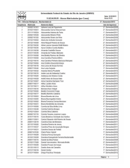 Alunos matriculados 2013.2