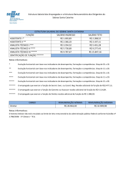 Estrutura Salarial dos Empregados e a Estrutura