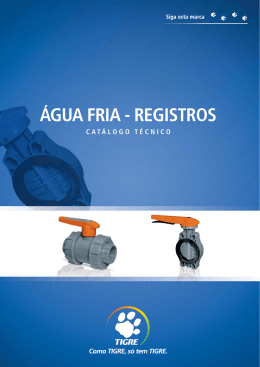 8 Registro de Esfera VS Duas Porcas