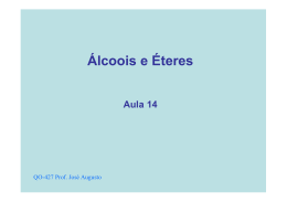 Aula 14 - &Aacute;lcoois e &Eacute;teres