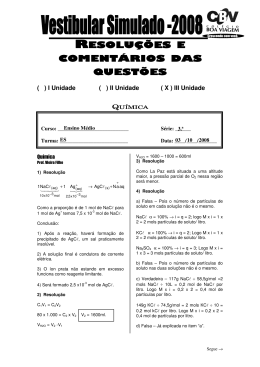 RESOLU&Ccedil;&Otilde;ES E COMENT&Aacute;RIOS DAS QUEST&Otilde;ES