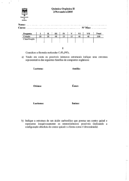 Química Orgânica II