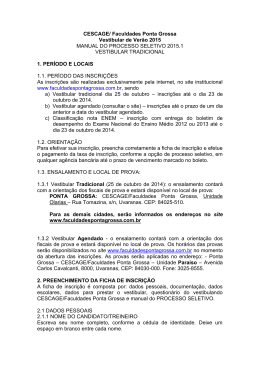 Faculdades Integradas dos Campos Gerais &ndash; CESCAGE