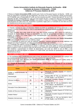 Instituto de Educa&ccedil;&atilde;o Superior de Bras&iacute;lia &ndash; IESB