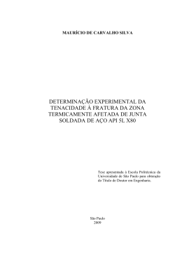 determina&ccedil;&atilde;o experimental da tenacidade &agrave; fratura da zona
