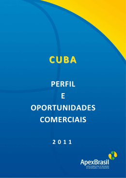 perfil e oportunidades comerciais