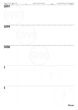SV97 SV99 SV00 &dagger; &Dagger;