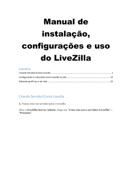 4. Manual de instala&ccedil;&atilde;o do LiveZilla.