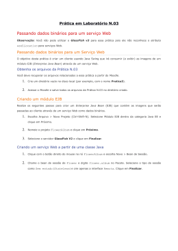 Passando dados bin&aacute;rios para um servi&ccedil;o Web