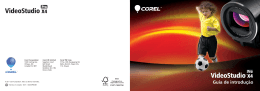 Introdu&ccedil;&atilde;o ao Corel VideoStudio Pro X4