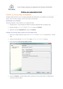 Pr&aacute;tica 02 - WebService (NetBeans)