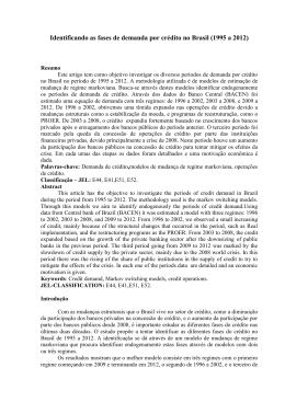 Identificando as fases de demanda por cr&eacute;dito no - corecon-pe