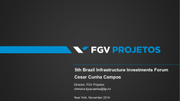 Cesar Cunha Campos - Brazil Infrastructure Institute