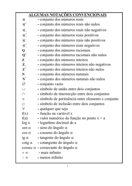 conjunto dos n&uacute;meros reais n&atilde;o nulos