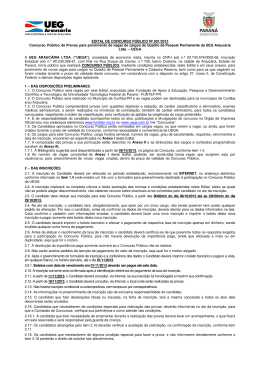 edital de concurso p&uacute;blico n&ordm; 001/2013