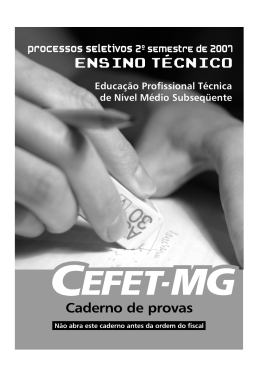 - Copeve - Cefet-MG