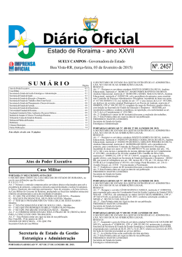 3 - Imprensa Oficial do Estado de Roraima