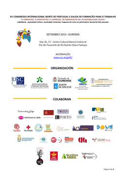 programa do evento - Protocolo IEFP