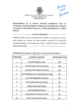 MuNIcíPlo MEALHADA - Câmara Municipal de Mealhada