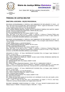 Di&aacute;rio da Justi&ccedil;a Militar Eletr&ocirc;nico