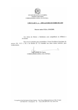 577 kb - Corregedoria-Geral da Justiça de Santa Catarina