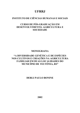 INSTITUTO DE CI&Ecirc;NCIAS HUMANAS E SOCIAIS