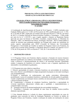 Texto Original - Ciência sem fronteiras