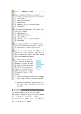 Matemática – Exercícios