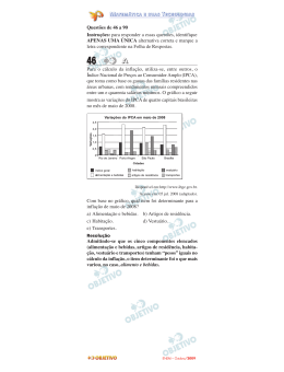 Quest&otilde;es de 46 a 90 Instru&ccedil;&otilde;es: para responder a essas quest&otilde;es