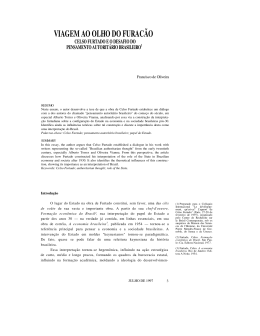 VIAGEM AO OLHO DO FURAC&Atilde;O