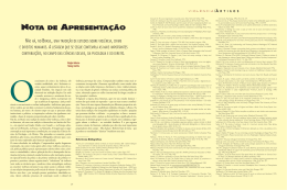 NOTA DE APRESENTA&Ccedil;&Atilde;O